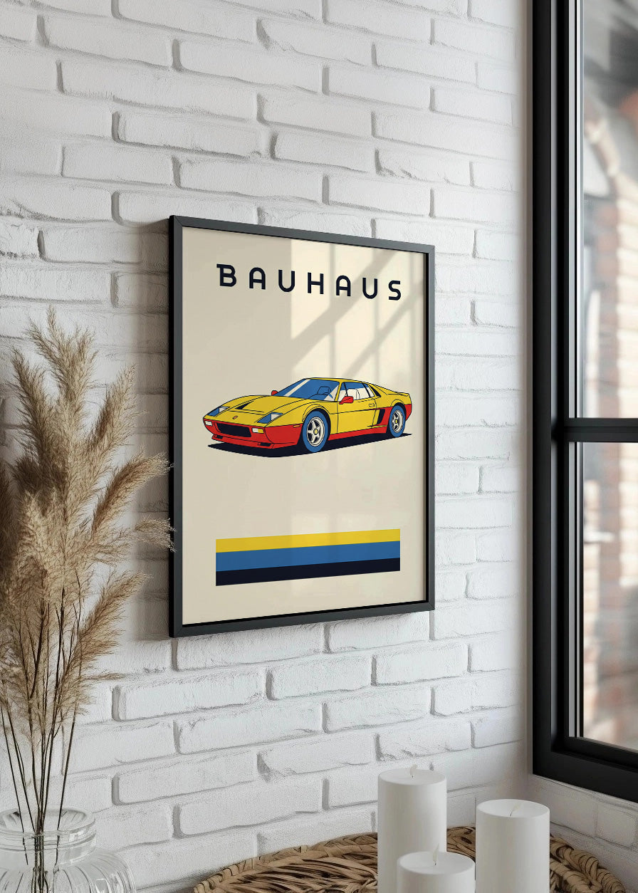 Cuadro Coche deportivo Bauhaus