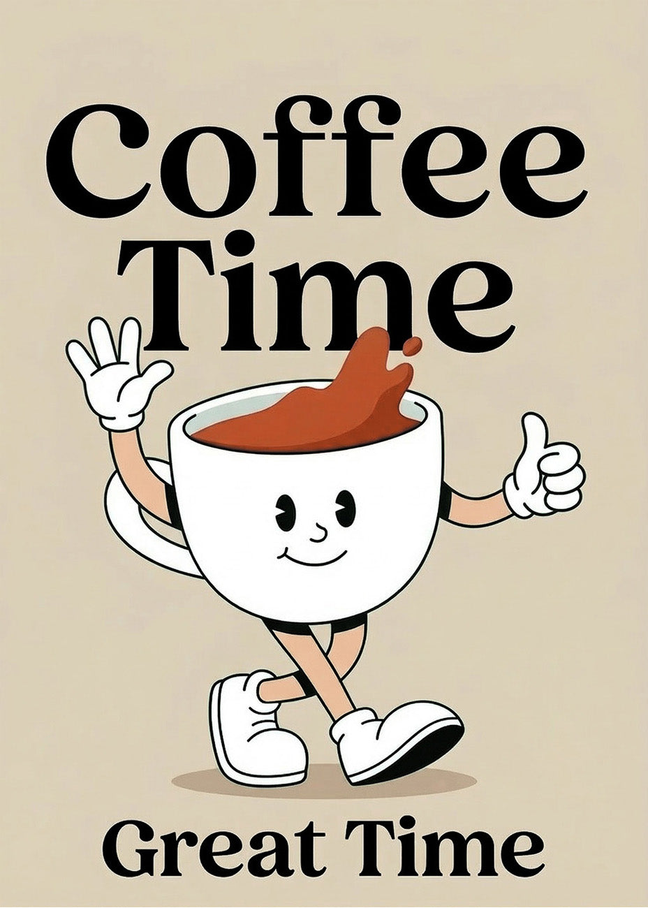 Cuadro Coffe time - Great time
