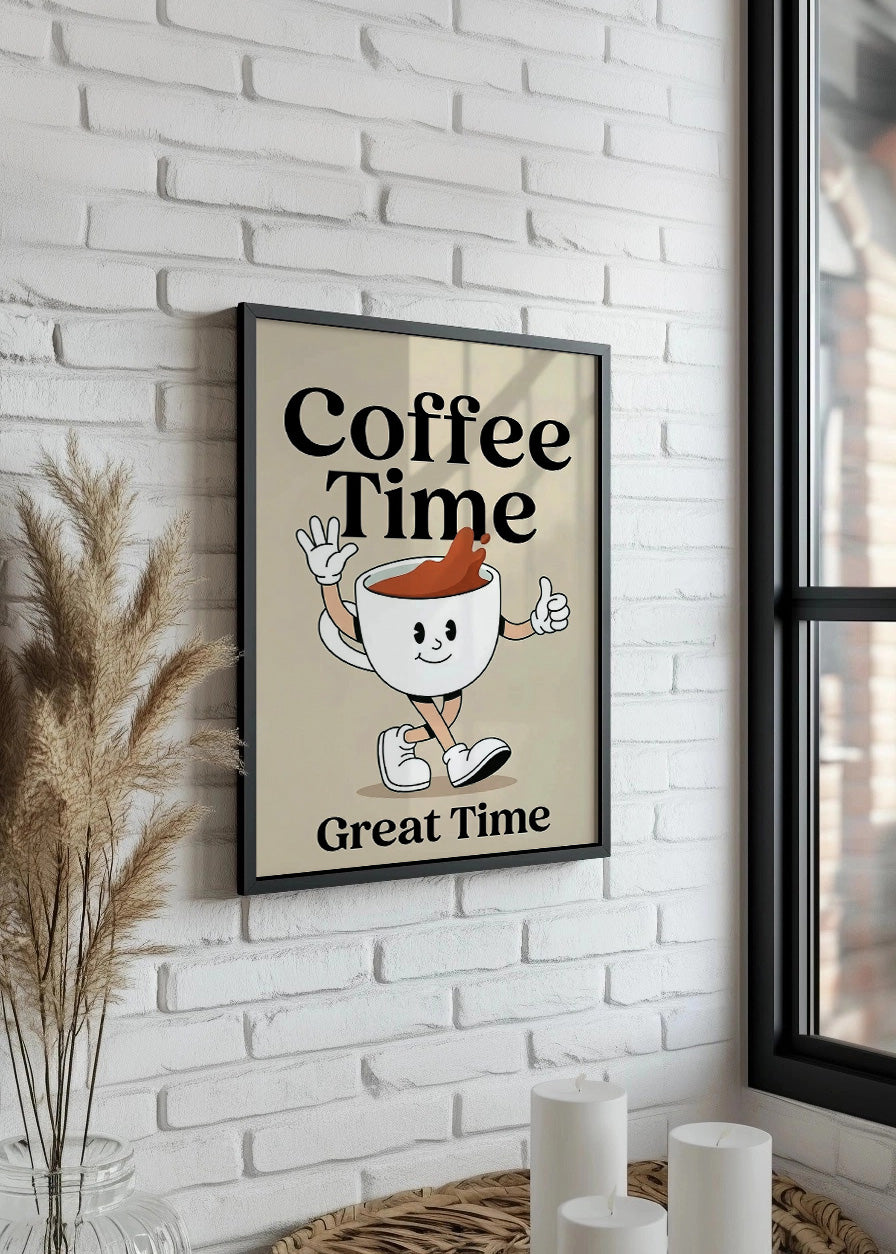 Cuadro Coffe time - Great time