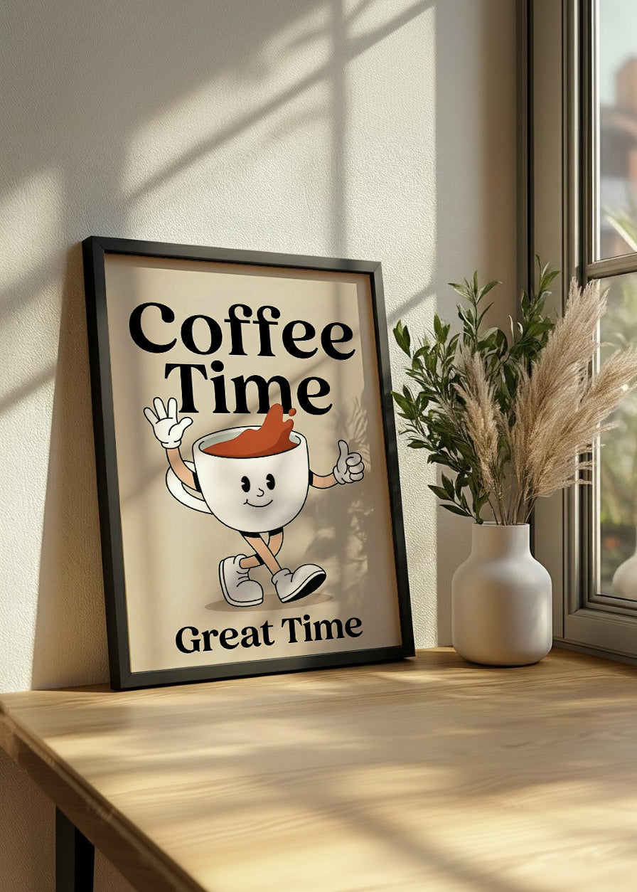 Cuadro Coffe time - Great time