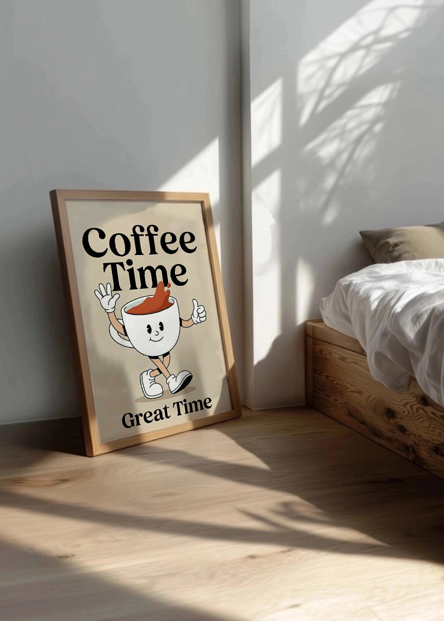 Cuadro Coffe time - Great time