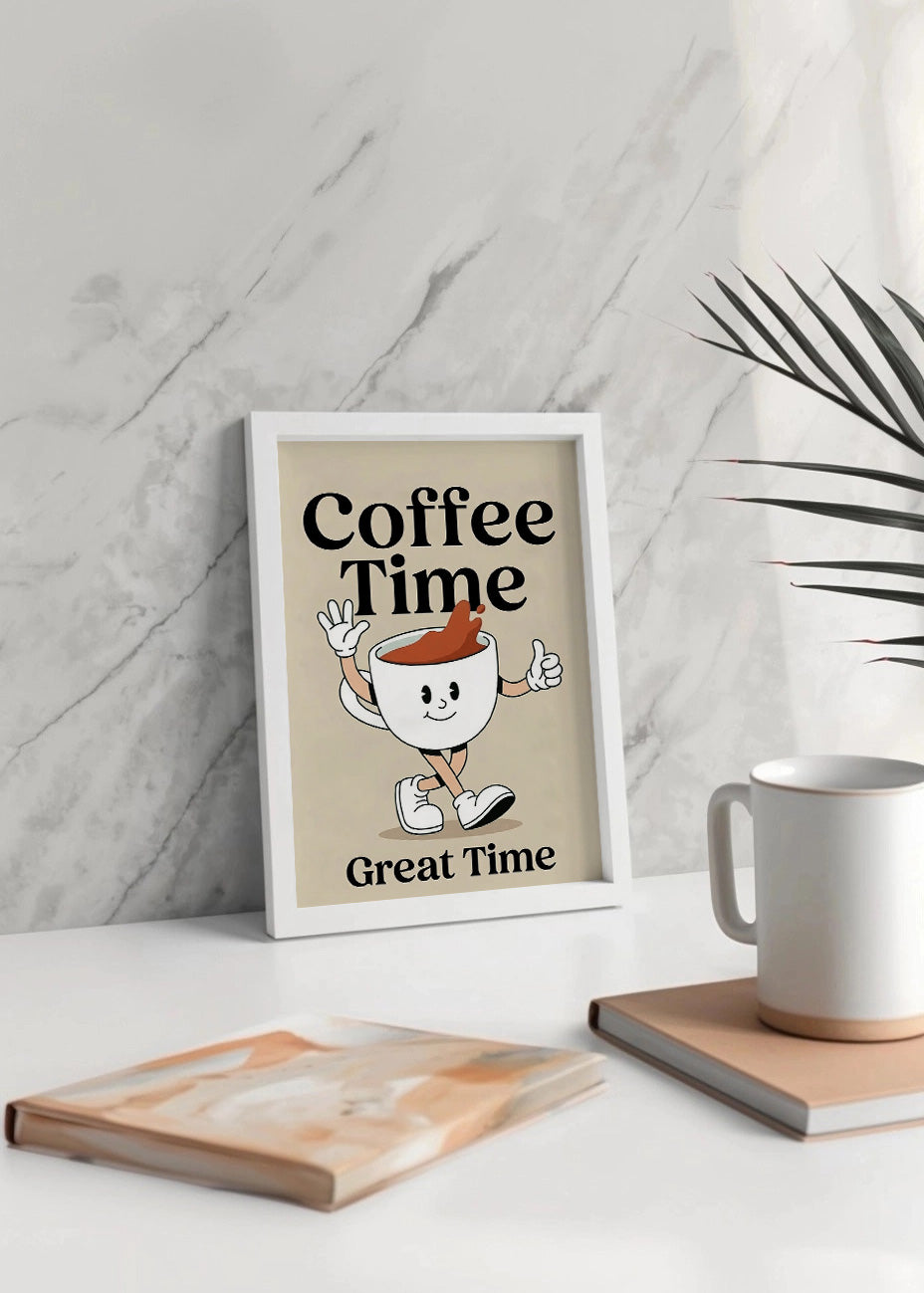 Cuadro Coffe time - Great time