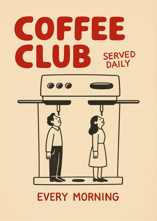 Cuadro Coffee club