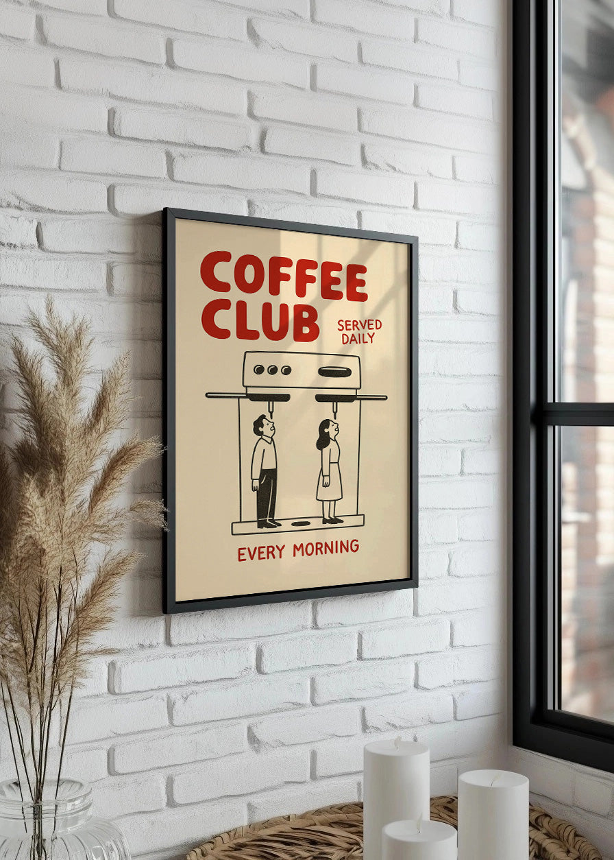 Cuadro Coffee club