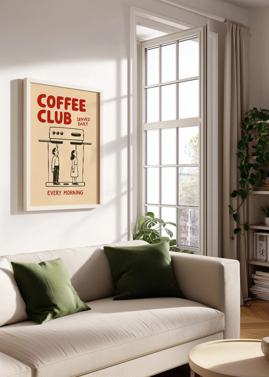 Cuadro Coffee club