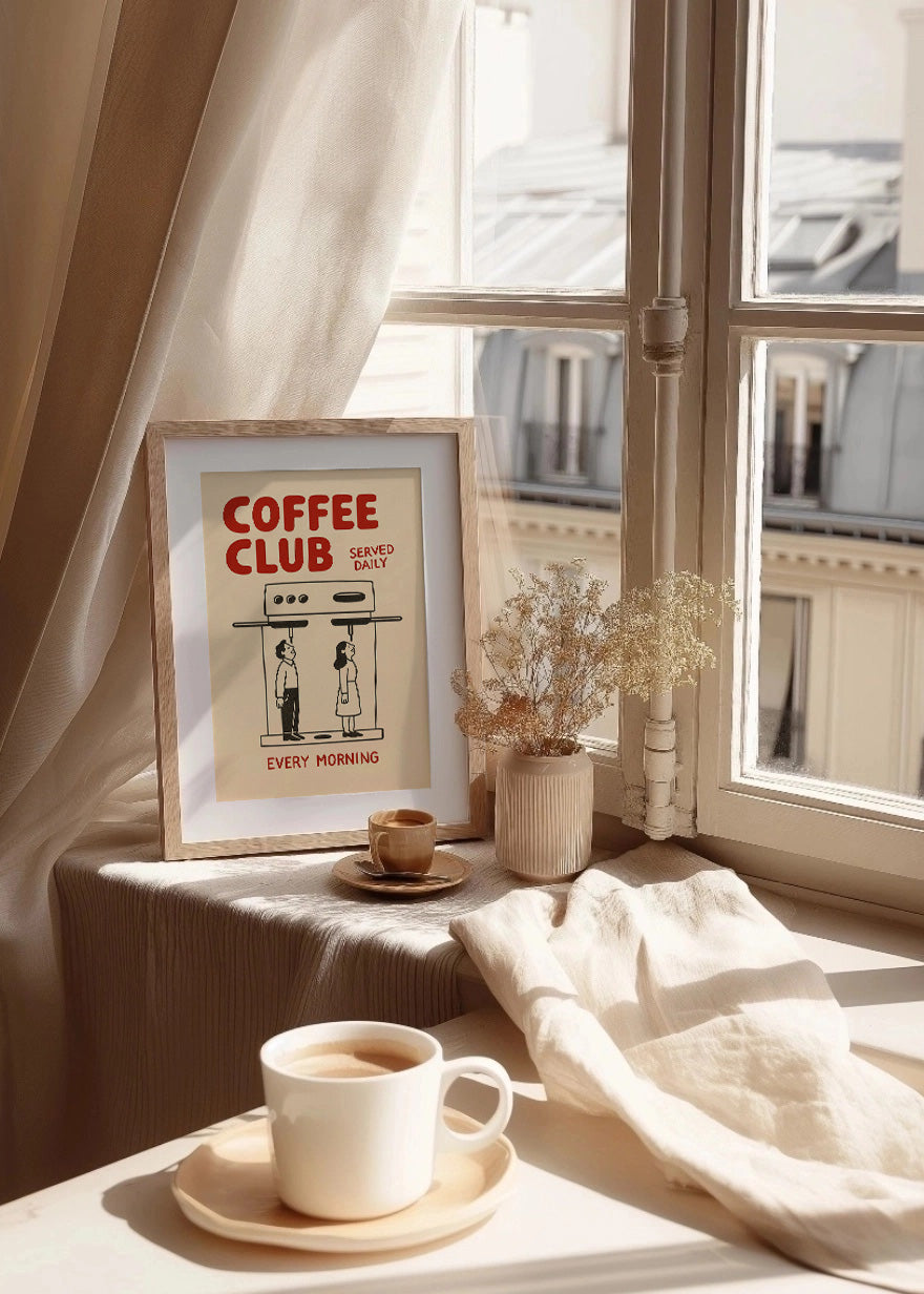 Cuadro Coffee club