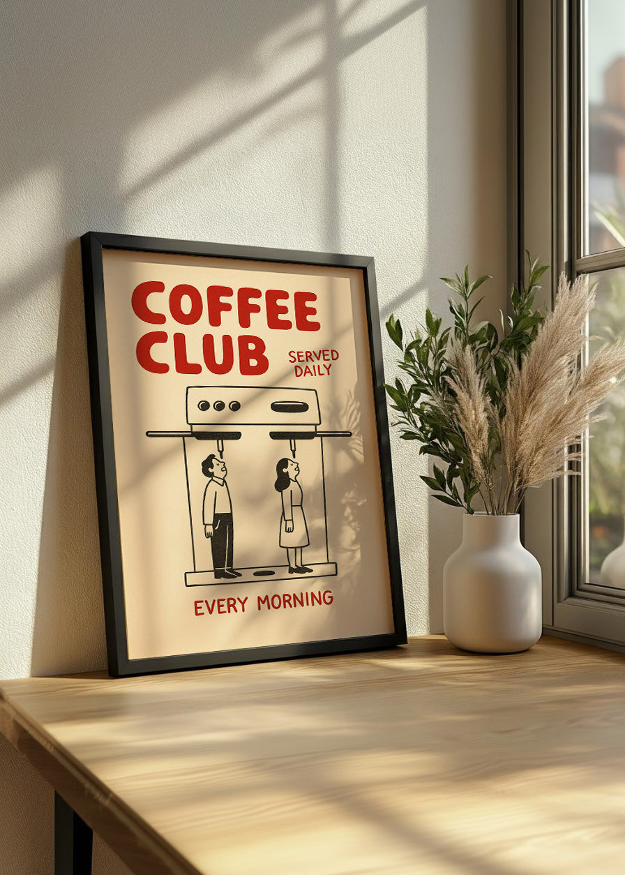 Cuadro Coffee club