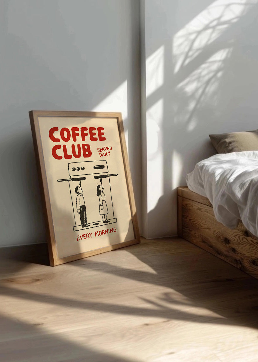 Cuadro Coffee club