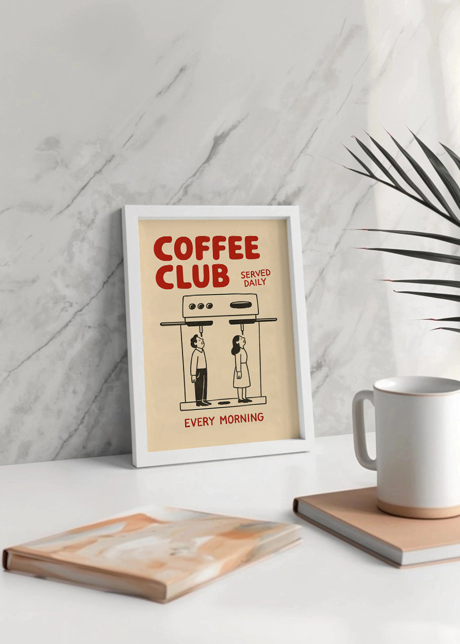 Cuadro Coffee club
