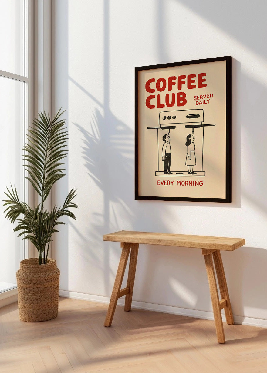 Cuadro Coffee club