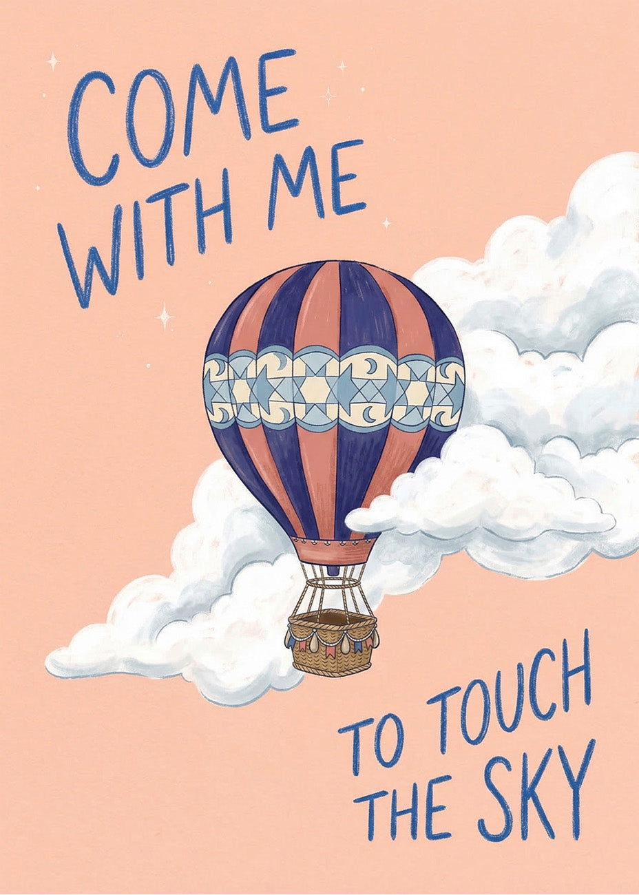 Cuadro Come with me to touch the sky