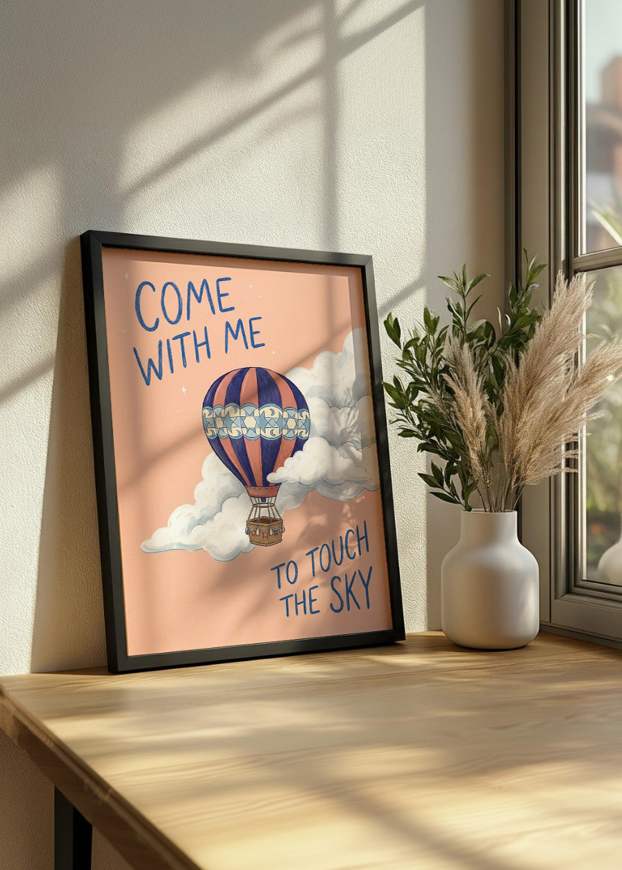 Cuadro Come with me to touch the sky
