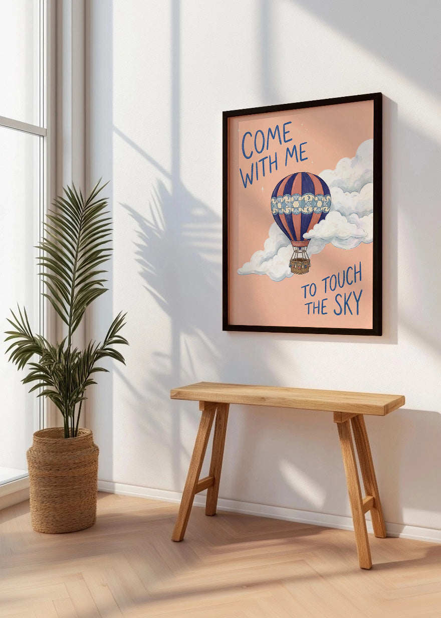 Cuadro Come with me to touch the sky
