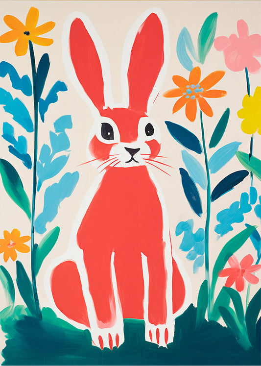 Cuadro ​Conejo Matisse