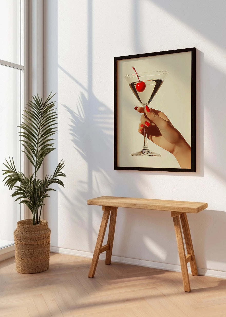 Cuadro ​Copa con guinda