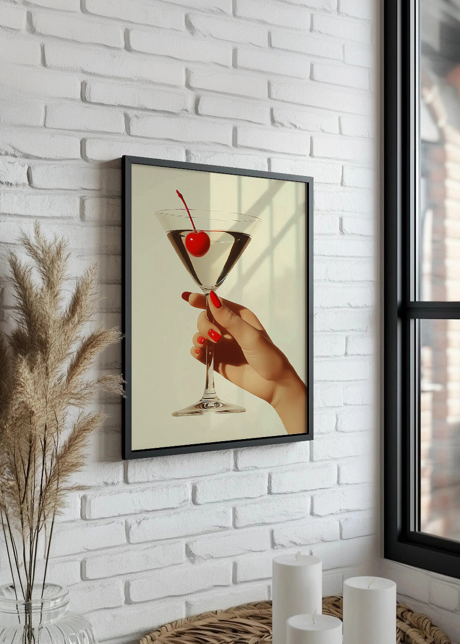 Cuadro ​Copa con guinda
