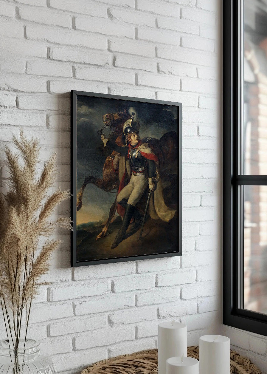 Cuadro ​Coracero herido (Theodore Gericault)