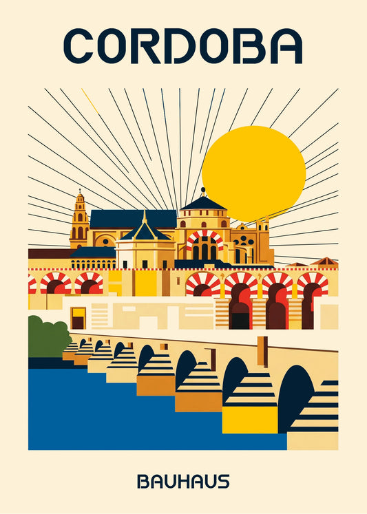 Cuadro Cordoba Poster Bauhaus