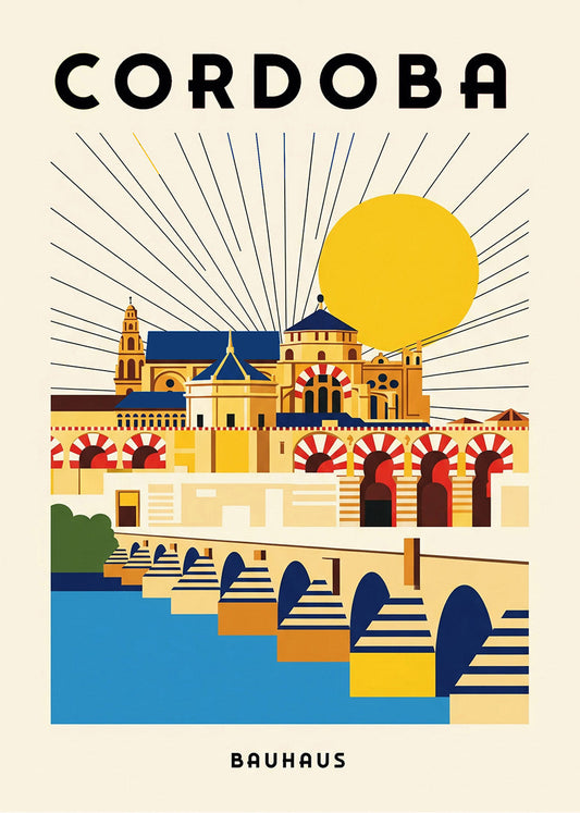 Cuadro Cordoba Poster Bauhaus