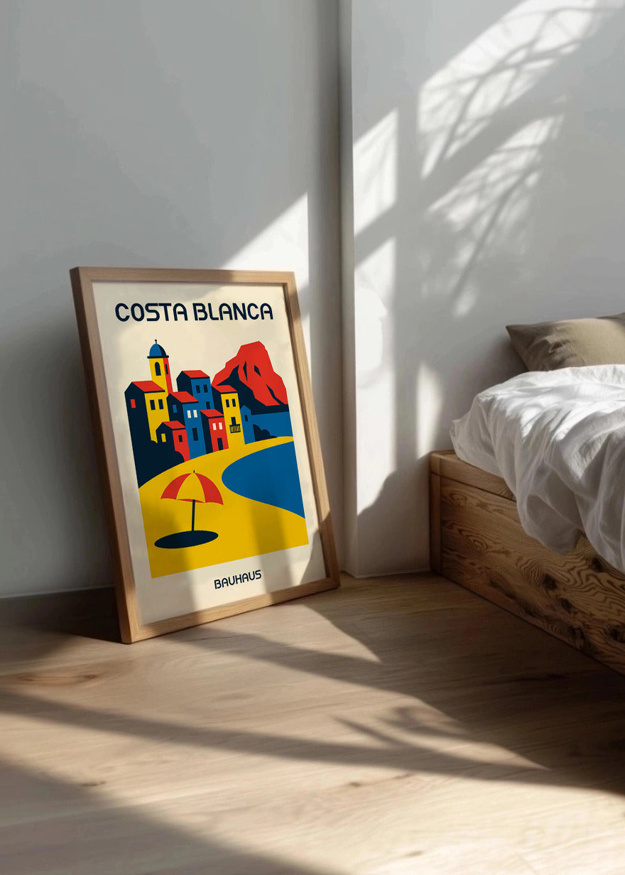 Cuadro Costa Blanca Poster Bauhaus