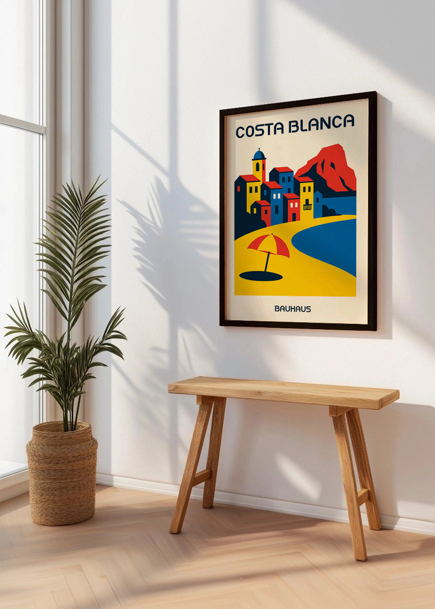 Cuadro Costa Blanca Poster Bauhaus