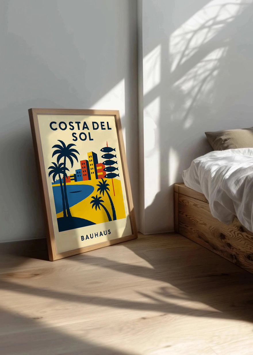 Cuadro Costa del Sol Poster Bauhaus