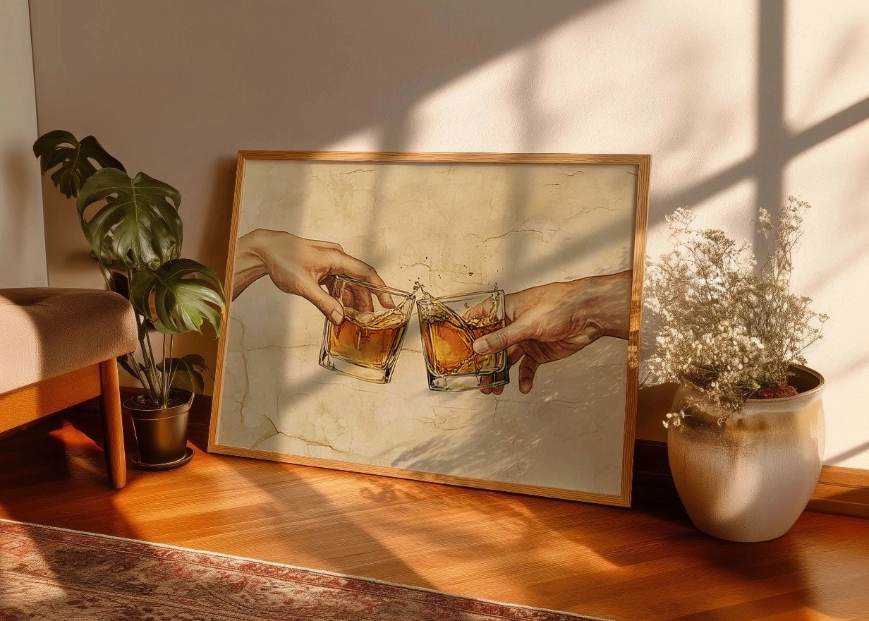 Cuadro Creación de Adán Brindis aa
