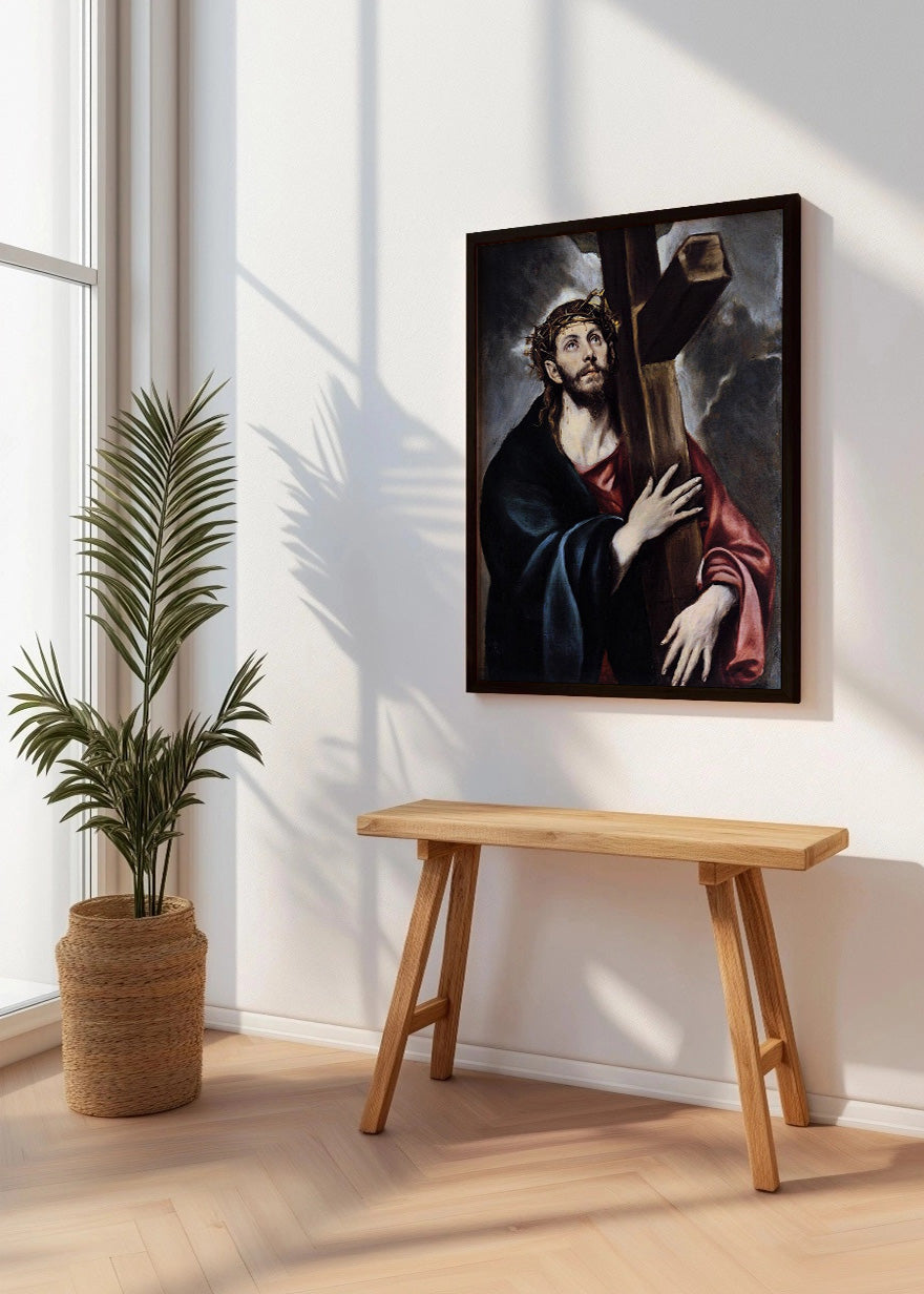 Cuadro ​Cristo abrazado a la cruz (El Greco)