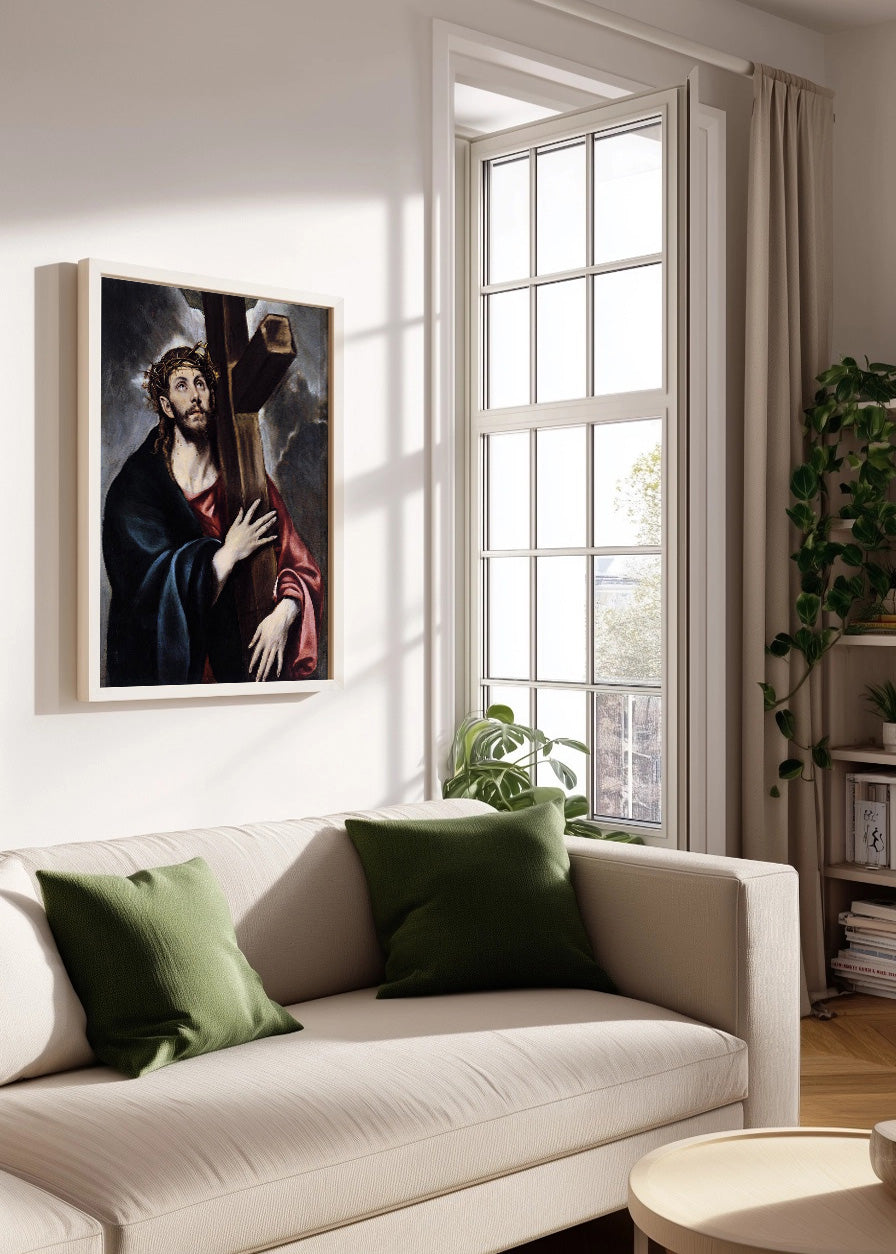 Cuadro ​Cristo abrazado a la cruz (El Greco)