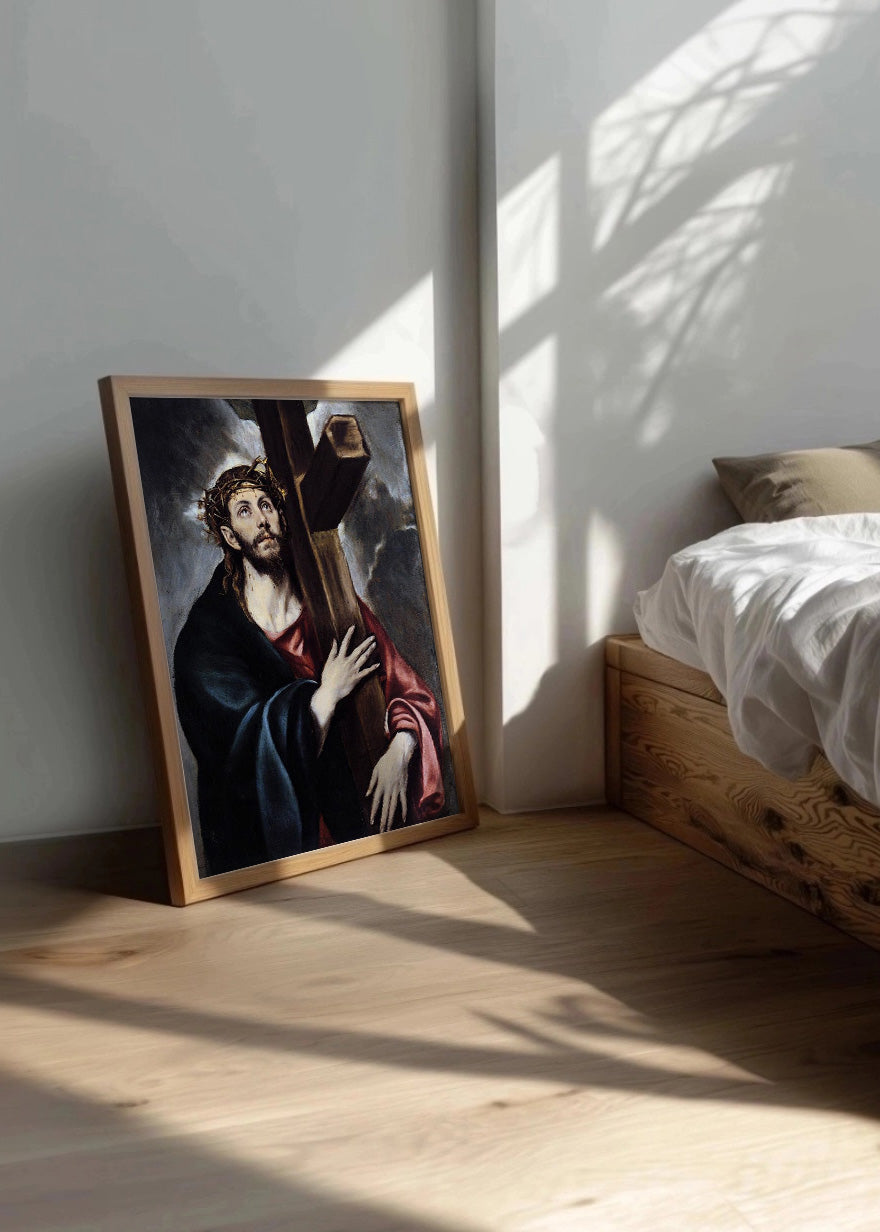 Cuadro ​Cristo abrazado a la cruz (El Greco)