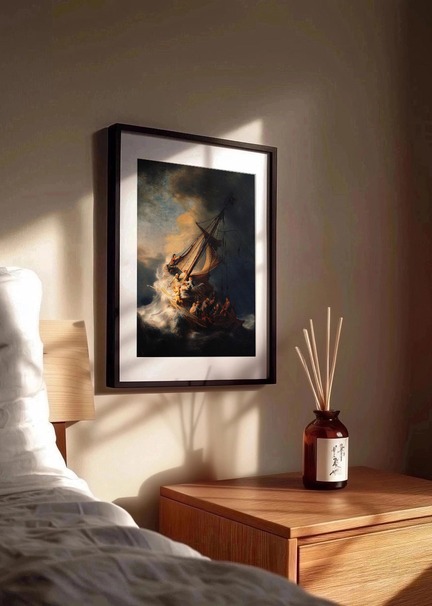 Cuadro ​Cristo en la tormenta en el mar de Galilea (Rembrandt)