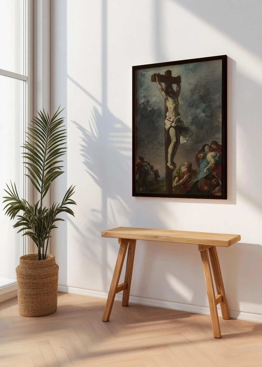 Cuadro ​Crucifixión de Jesús (Eugene Delacroix)