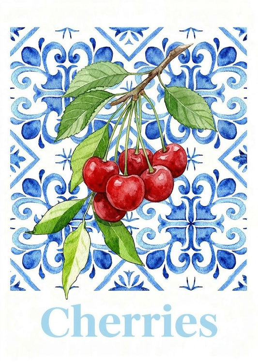 Cuadro Cuadro de cocina - Cerezas