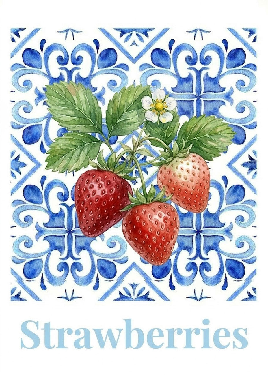 Cuadro Cuadro de cocina - Fresas