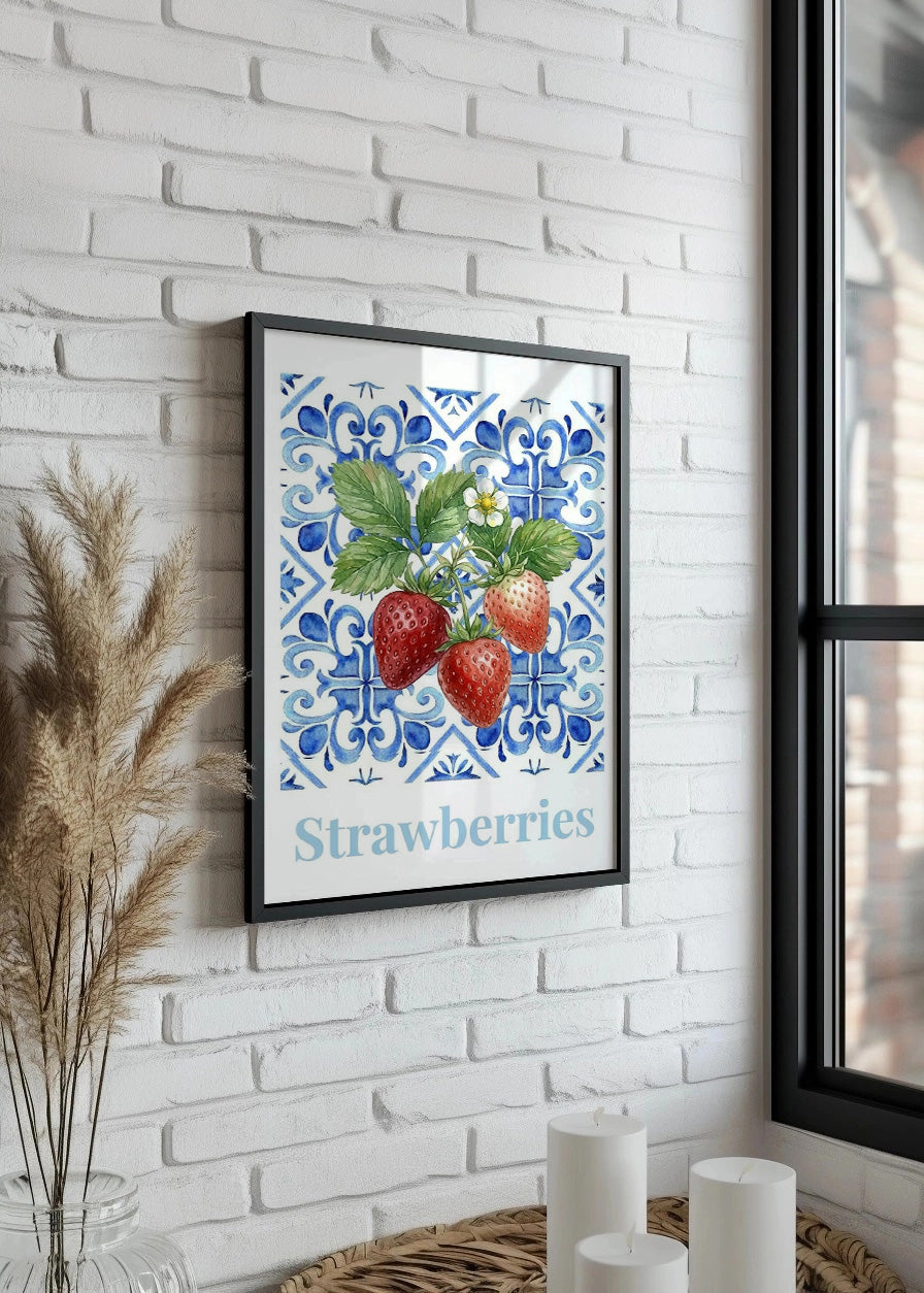 Cuadro Cuadro de cocina - Fresas