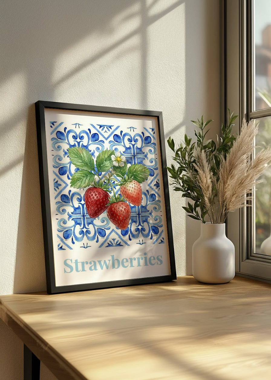 Cuadro Cuadro de cocina - Fresas