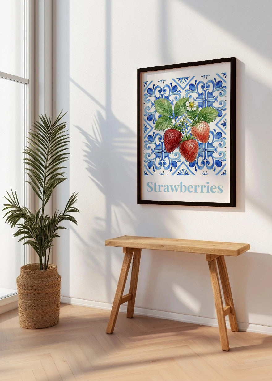 Cuadro Cuadro de cocina - Fresas