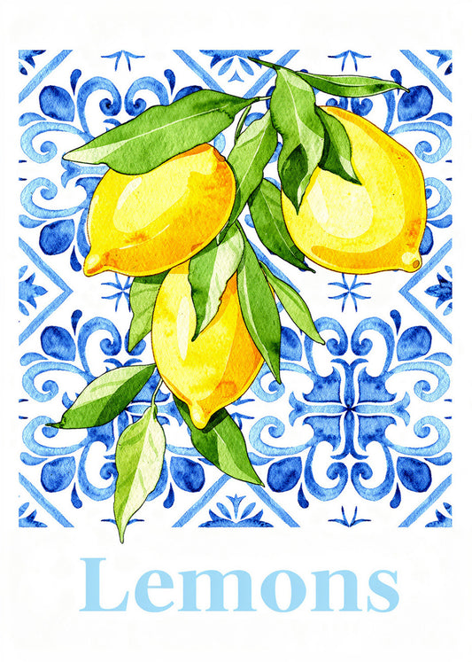 Cuadro Cuadro de cocina - Limones