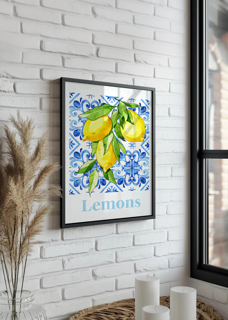 Cuadro Cuadro de cocina - Limones