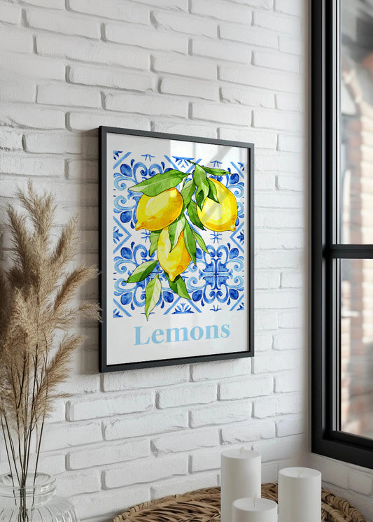 Cuadro Cuadro de cocina - Limones