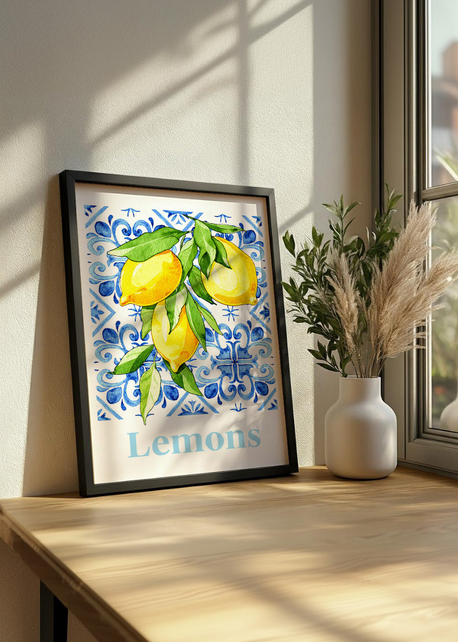 Cuadro Cuadro de cocina - Limones