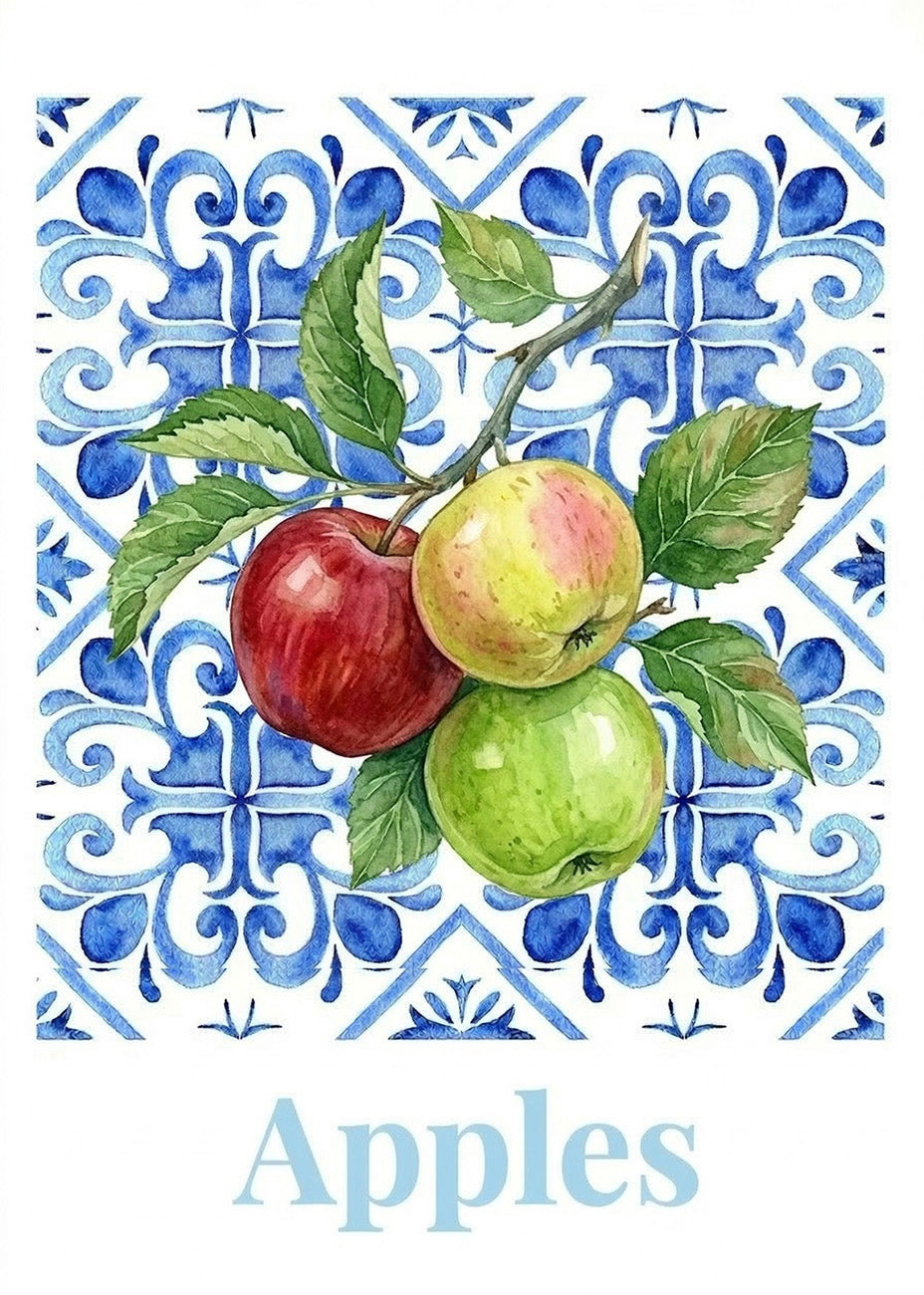 Cuadro Cuadro de cocina - Manzanas