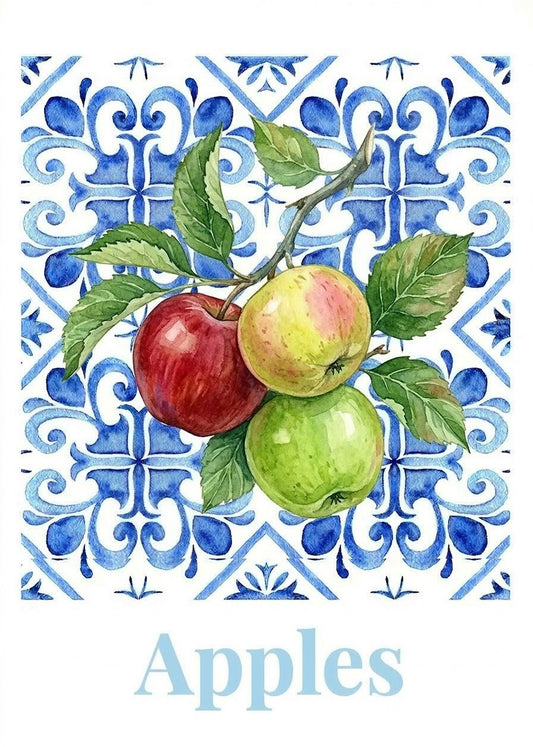 Cuadro Cuadro de cocina - Manzanas