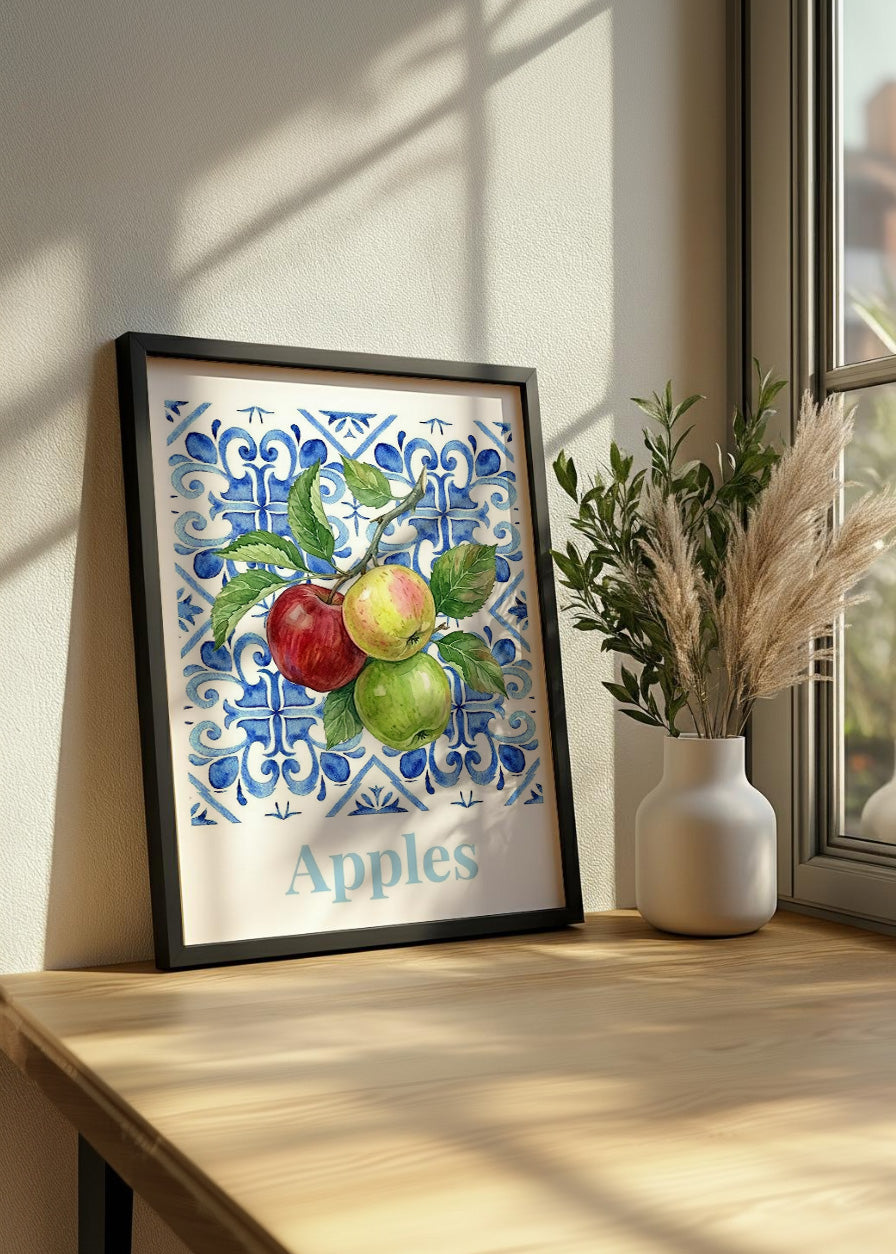 Cuadro Cuadro de cocina - Manzanas