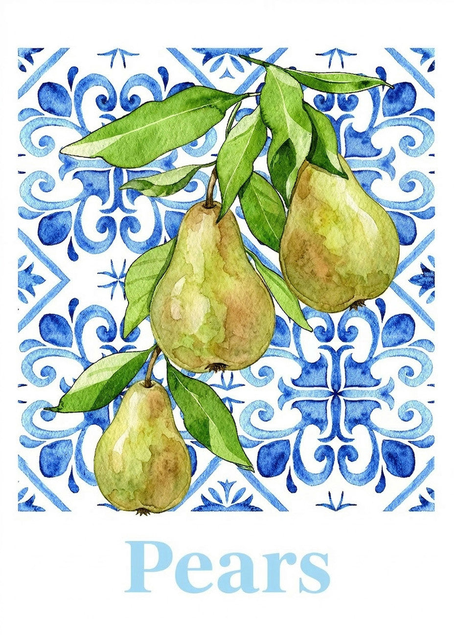 Cuadro Cuadro de cocina - Peras