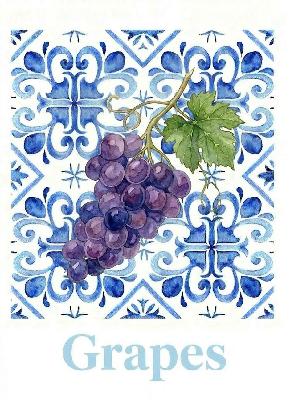 Cuadro Cuadro de cocina - Uvas