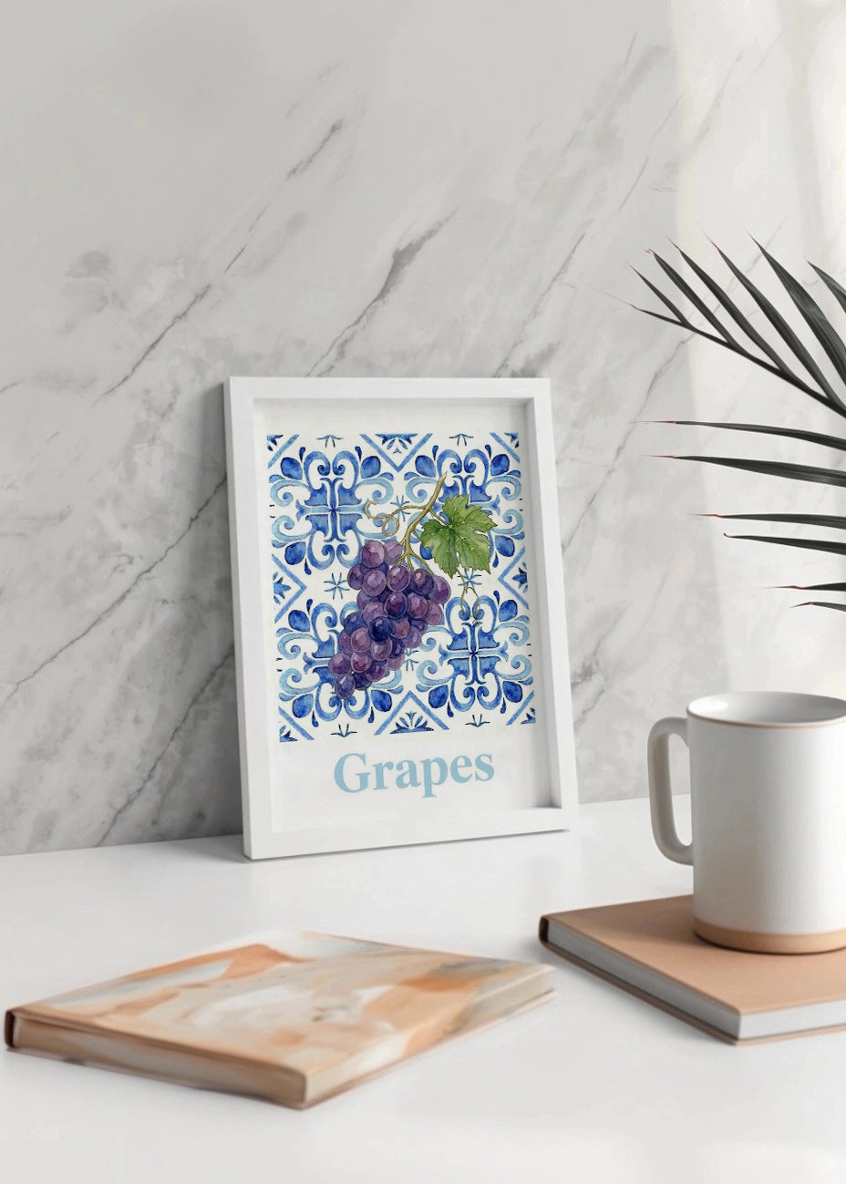Cuadro Cuadro de cocina - Uvas