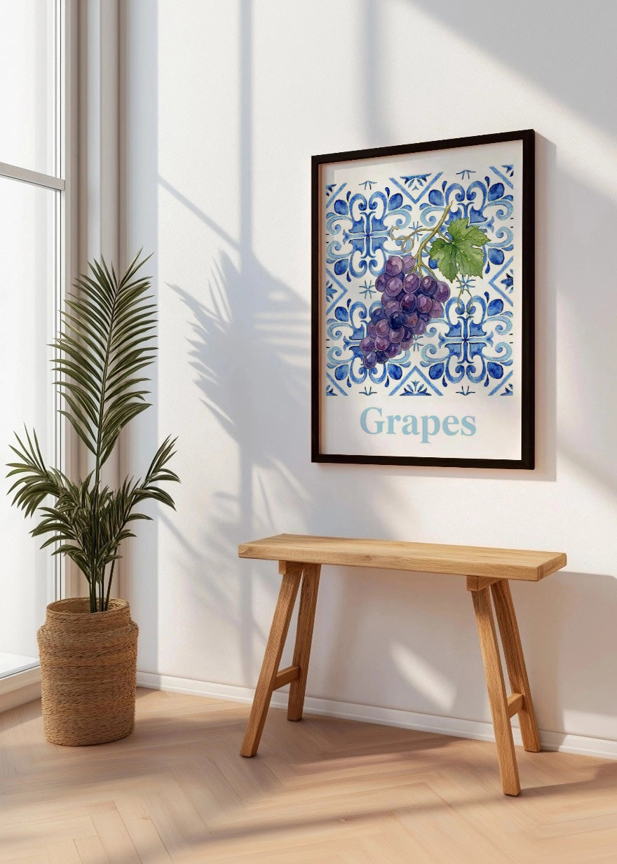 Cuadro Cuadro de cocina - Uvas