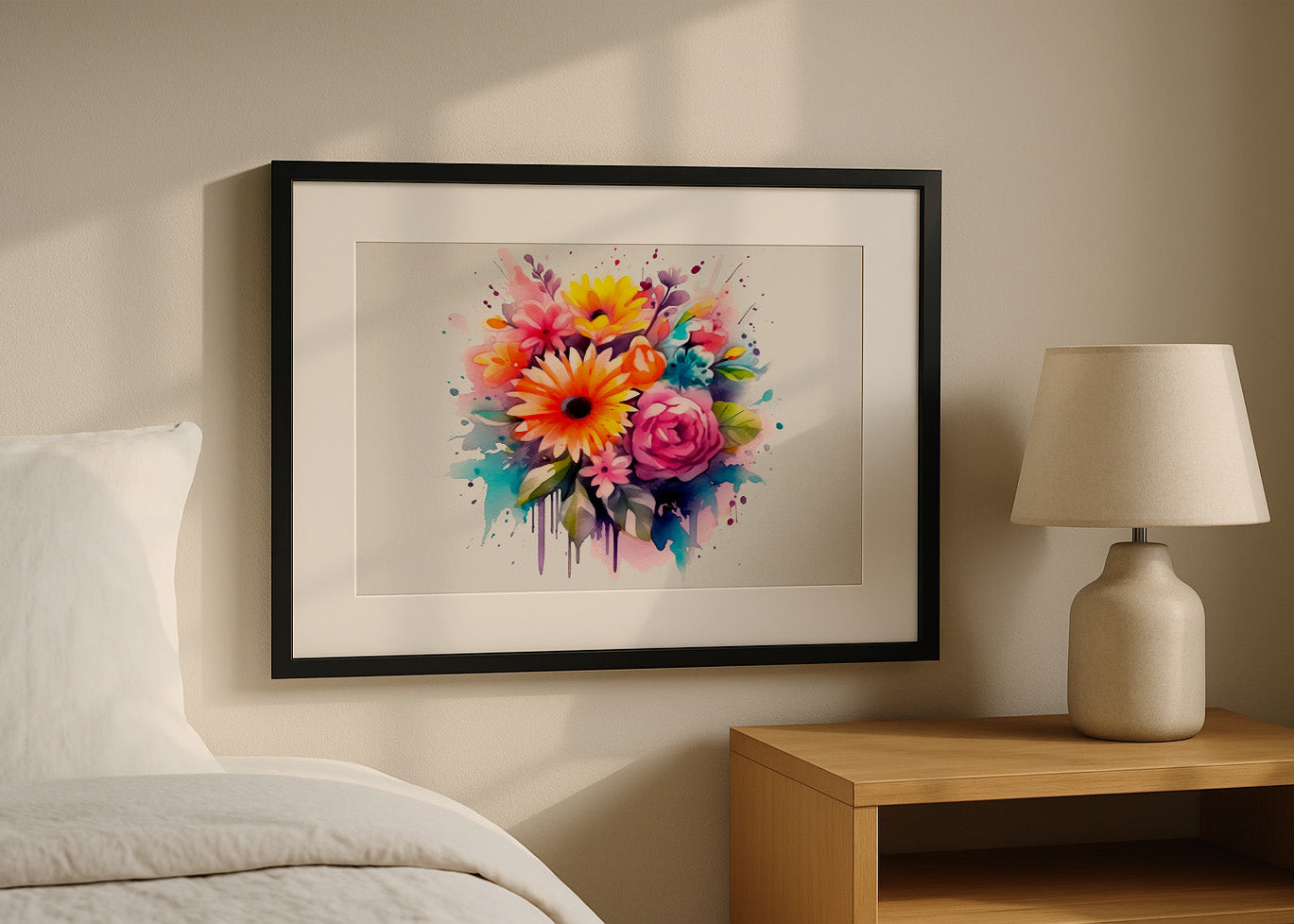 Cuadro ​Flores de colores vivos