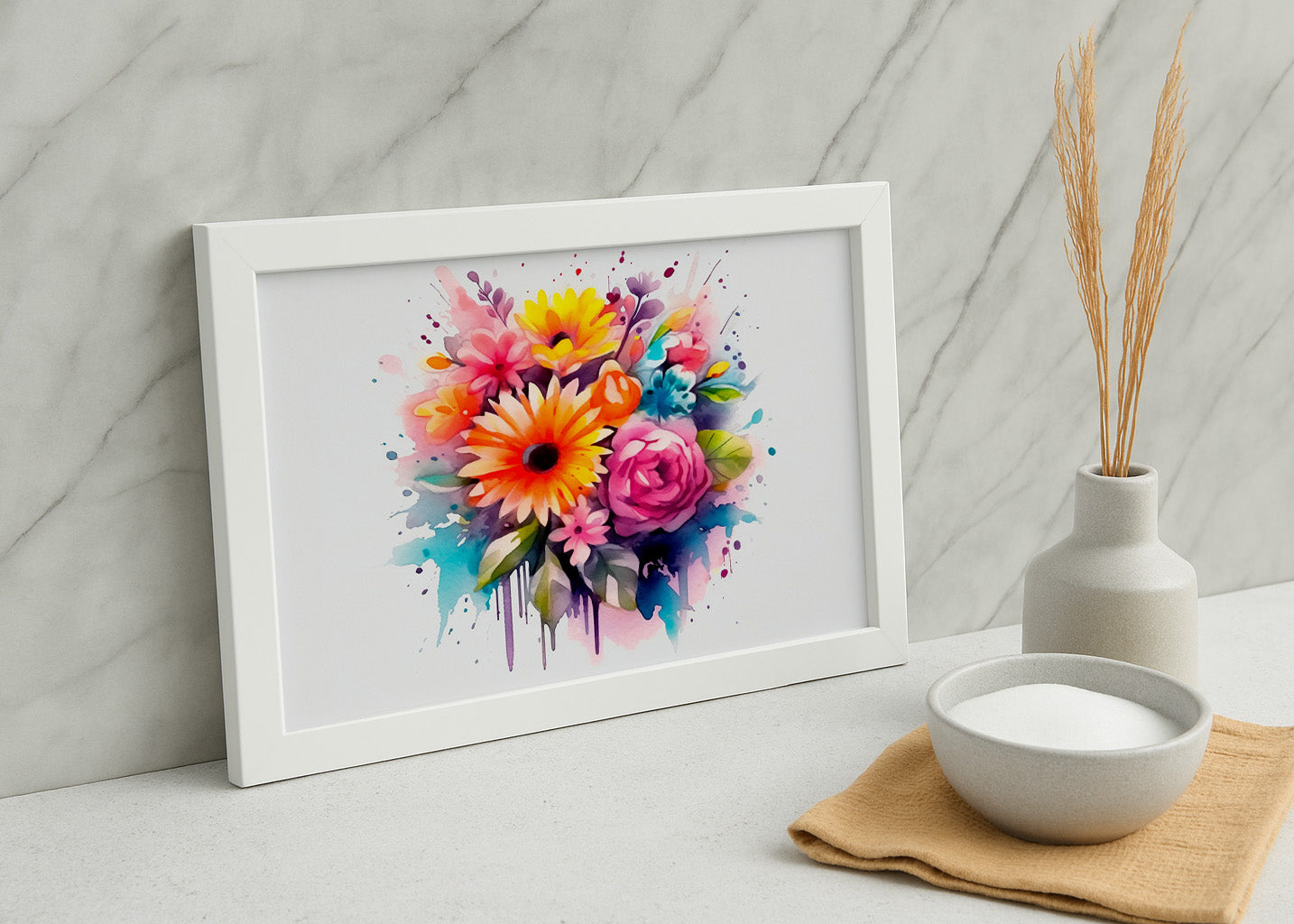 Cuadro ​Flores de colores vivos